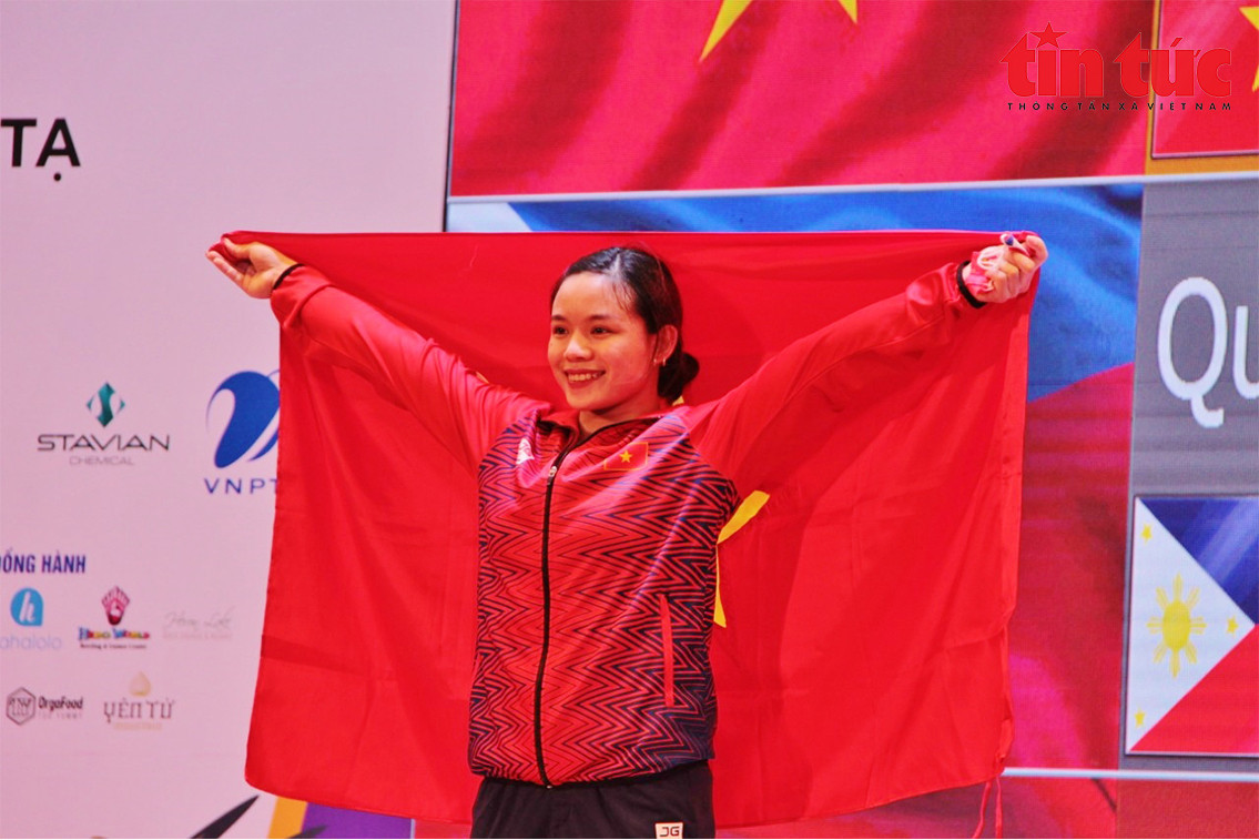 Đô cử Phạm Thị Hồng Thanh thiết lập 3 kỷ lục SEA Games